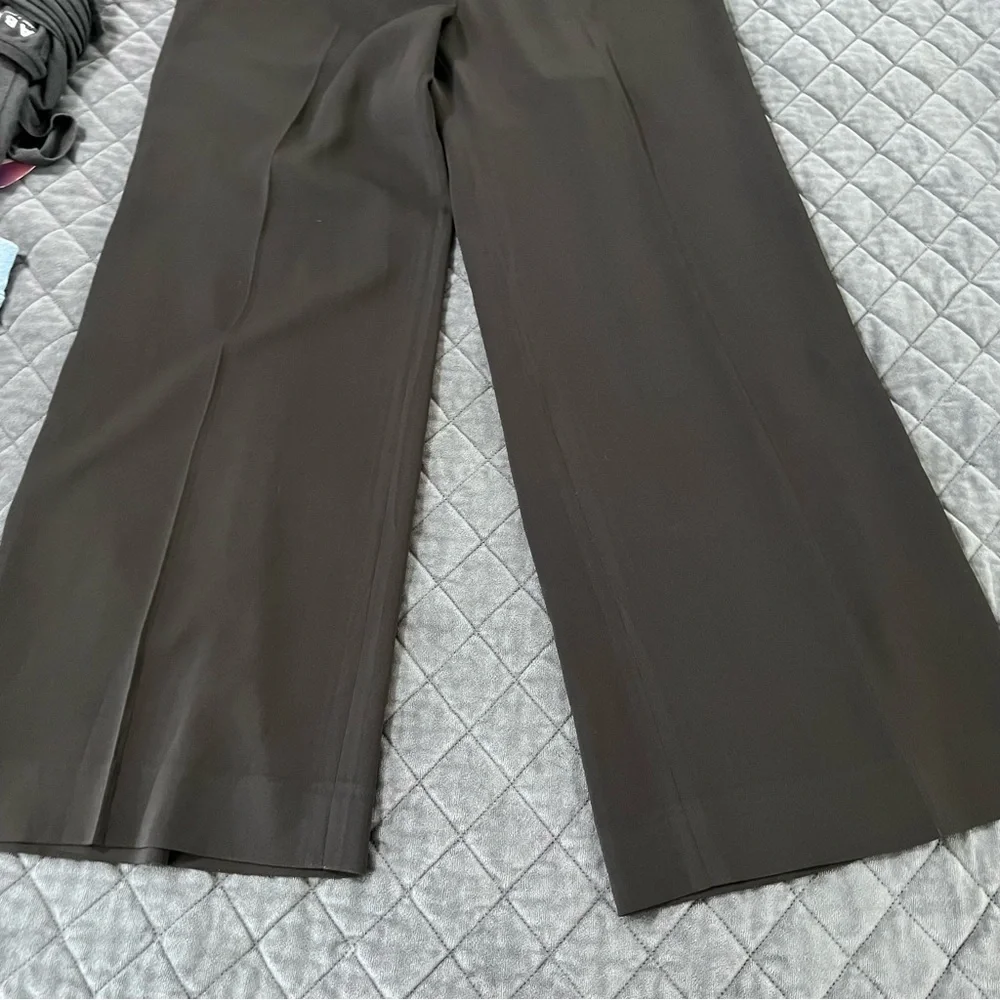 Jay Godfrey Jumpsuit Women size 8 Wide Leg Pants Lace Up Cut Out Sides Halter